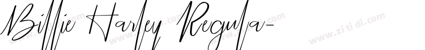 Billie Harley Regula字体转换